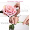 10 Pcs Artificial Rose Simulation Fake Flowers(Champagne)