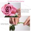 10 Pcs Artificial Rose Simulation Fake Flowers(Rouge)