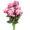 10 Pcs Artificial Rose Simulation Fake Flowers(LightPink)