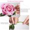 10 Pcs Artificial Rose Simulation Fake Flowers(LightPink)