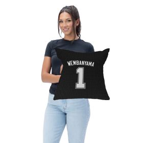 San Antonio Spurs NBA Victor Wembanyama Throw Pillow 18 x 18 inches