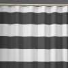 72 x 70 inch Polyester Grey White Nautical Ocean Beach Striped Shower Curtain