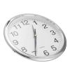 Round Wall Clock Silent Non-Ticking 10-inch Precise Quartz Battery Operated Hanging Clock for Home Office School