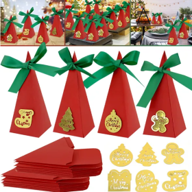 20PCS Christmas Candy Boxes (Option: Multicolour)