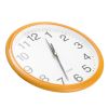 Round Wall Clock Silent Non-Ticking 10-inch Precise Quartz Battery Operated Hanging Clock for Home Office School